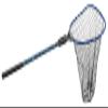 Ego S1 Slider Fishing Net, Ultimate Fishermen Tools Fixed Handle, Replaceable Head, Salt & Freshwater, 19x21 Inch Hoop view 1