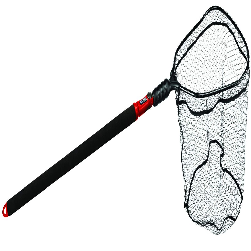 Ego S2 Slider Fishing Net, Ultimate Fishermens Tool Telescoping Handle, Replaceable Head, Salt & Freshwater, 19-21" Handle, 48x108 Inch Hoop