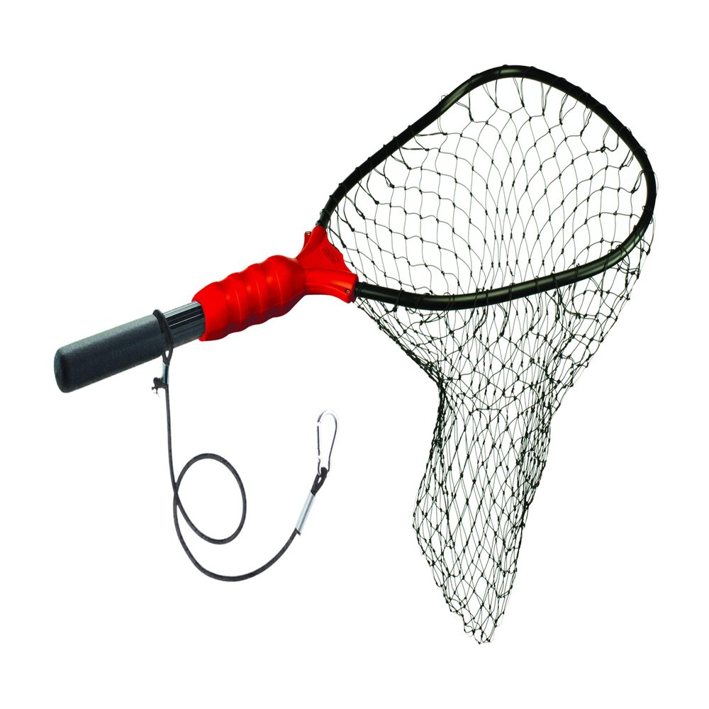 Ego S1 Slider Fishing Net, Ultimate Fishermens Tool Fixed Handle, Replaceable Head, Salt & Freshwater, 14x16 Inch Hoop