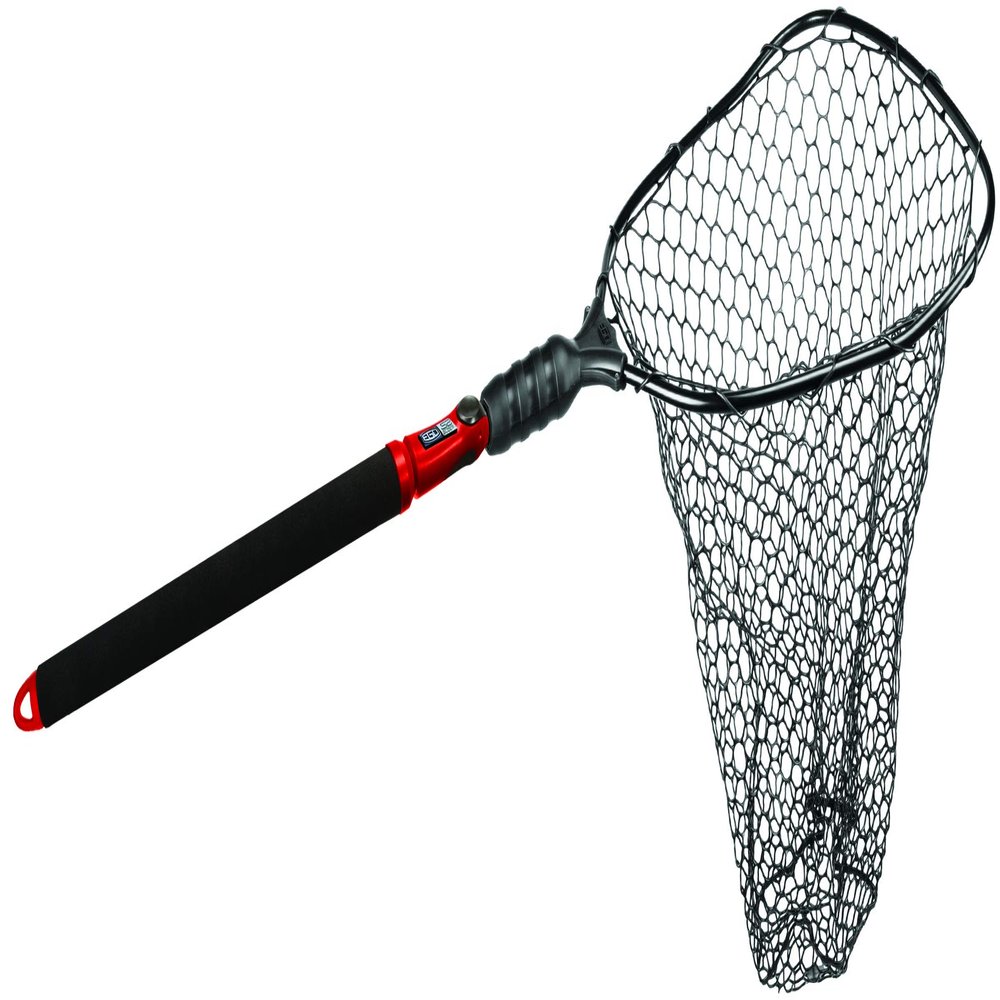 Ego S2 Slider Fishing Net, Ultimate Fishermens Tool Telescoping Handle, Replaceable Head, Salt & Freshwater, 29-60" Handle, 19x21 Inch Hoop