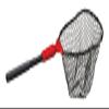 Ego S1 Genisis Fishing Net, Ultimate Fishermens Tool Fixed Handle, Replaceable Head, Salt & Freshwater, 14x16 Inch Hoop view 1