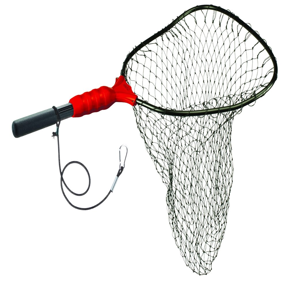 Ego S1 Slider Fishing Net, Ultimate Fishermens Tool Fixed Handle, Replaceable Head, Salt & Freshwater, 17x19 Inch Hoop