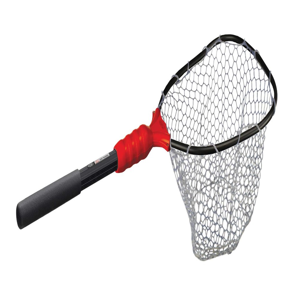 Ego S1 Slider Fishing Net, Ultimate Fishermens Tool Fixed Handle, Replaceable Head, Salt & Freshwater, 14x16 Inch Hoop
