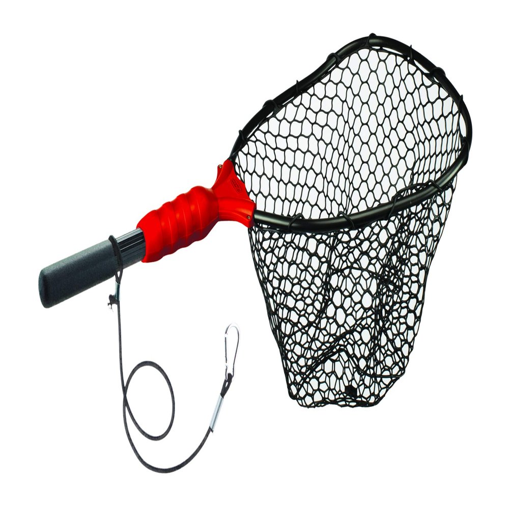 Ego S1 Slider Fishing Net, Ultimate Fishermens Tool Fixed Handle, Replaceable Head, Salt & Freshwater, 14x16 Inch Hoop