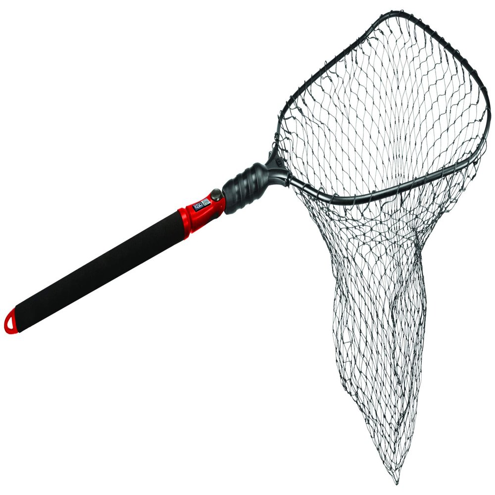 Ego S2 Slider Fishing Net, Ultimate Fishermens Tool Telescoping Handle, Replaceable Head, Salt & Freshwater, 29-60" Handle, 24x27 Inch Hoop