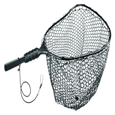 Ego S1 Slider Fishing Net, Ultimate Fishermens Tool Fixed Handle, Replaceable Head, Salt & Freshwater, 19x21 Inch Hoop