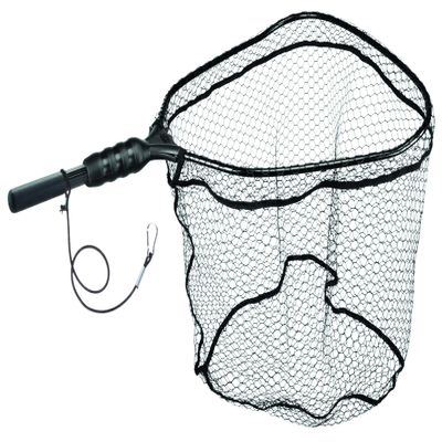 Ego S1 Slider Fishing Net, Ultimate Fishermens Tool Fixed Handle, Replaceable Head, Salt & Freshwater, 19x21 Inch Hoop
