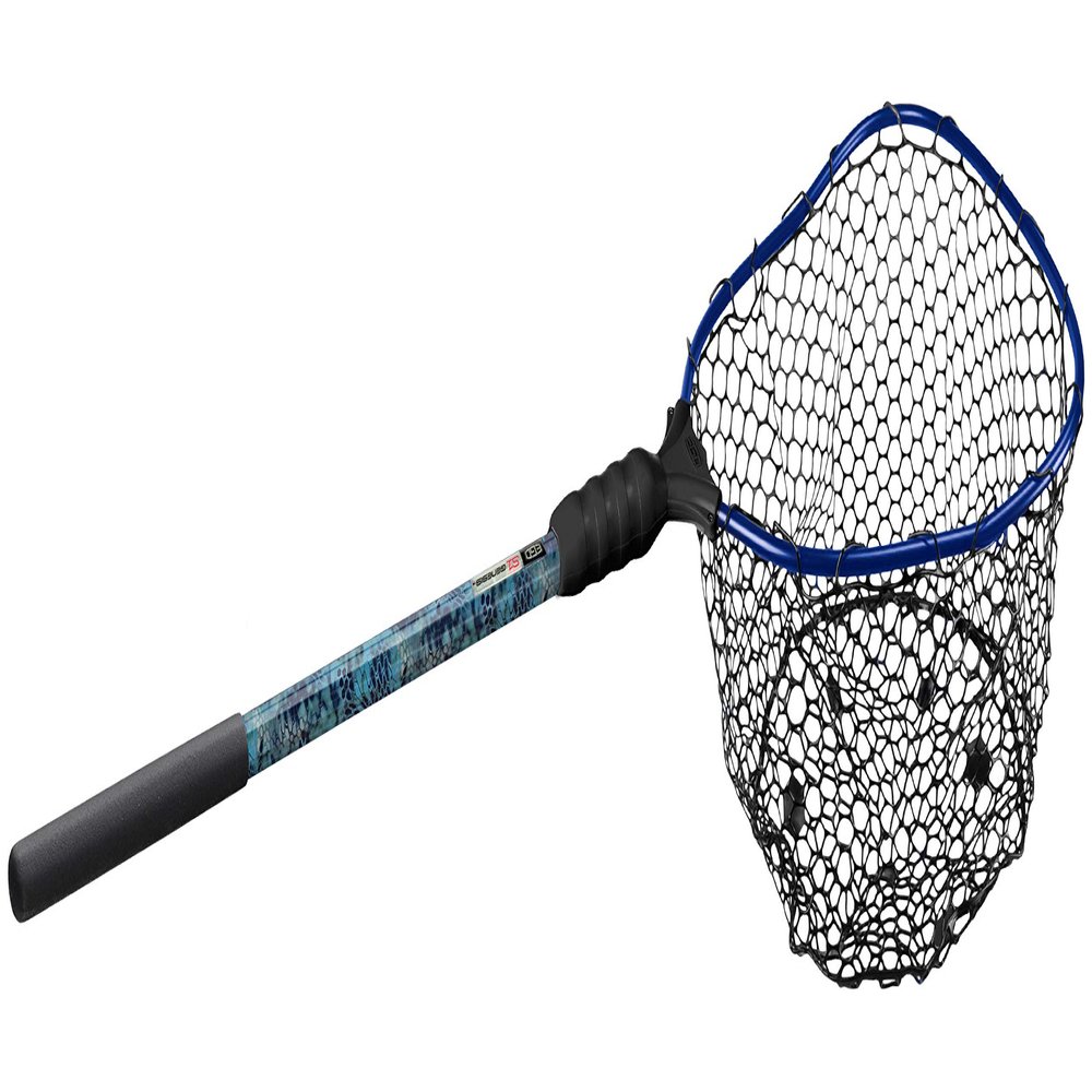 Ego S1 Slider Fishing Net, Ultimate Fishermens Tool Fixed Handle, Replaceable Head, Salt & Freshwater, 17x19 Inch Hoop