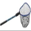Ego S1 Slider Fishing Net, Ultimate Fishermens Tool Fixed Handle, Replaceable Head, Salt & Freshwater, 17x19 Inch Hoop view 1