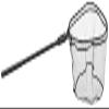 Ego S1 Slider Fishing Net, Ultimate Fishermen Tools Fixed Handle, Replaceable Head, Salt & Freshwater, 19x21 Inch Hoop view 1