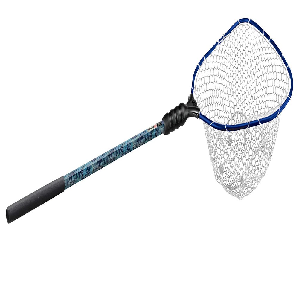 Ego S1 Slider Fishing Net, Ultimate Fishermen Tools Fixed Handle, Replaceable Head, Salt & Freshwater, 19x21 Inch Hoop