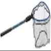 Ego S1 Slider Fishing Net, Ultimate Fishermens Tool Fixed Handle, Replaceable Head, Salt & Freshwater, 17x19 Inch Hoop view 1