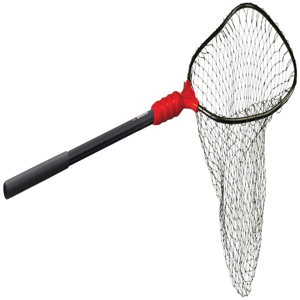 Ego S1 Slider Fishing Net, Ultimate Fishermens Tool Fixed Handle, Replaceable Head, Salt & Freshwater, 17x19 Inch Hoop