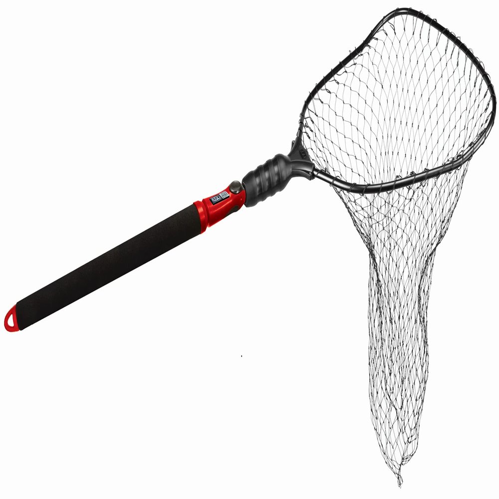Ego S2 Slider Fishing Net, Ultimate Fishermens Tool Telescoping Handle, Replaceable Head, Salt & Freshwater, 29-60" Handle, 19x21 Inch Hoop
