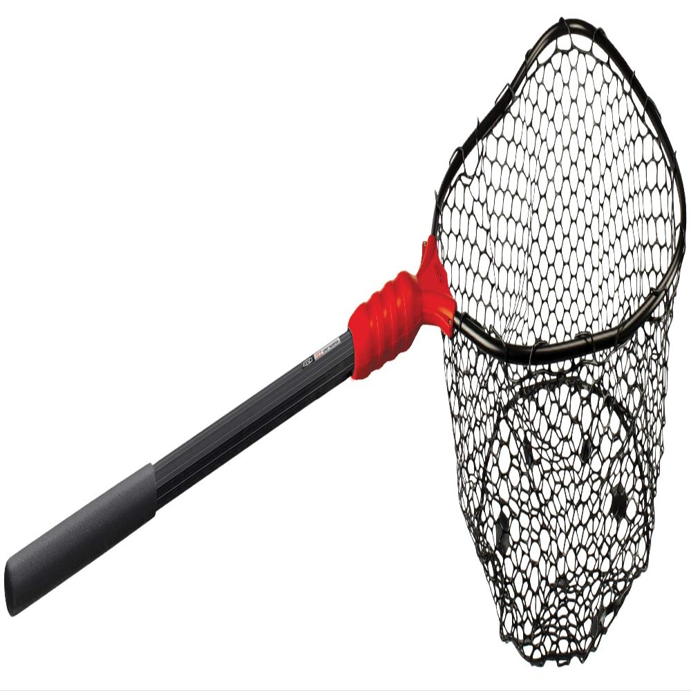Ego S1 Slider Fishing Net, Ultimate Fishermens Tool Fixed Handle, Replaceable Head, Salt & Freshwater, 17x19 Inch Hoop