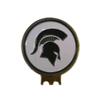 Mobile Pro Shop Golf Ball Markers with Hat Clip  Easily Attaches to Golf Cap  Made of Stainless Steel & Ideal for Professional Golfers (Michigan State Spartans) view 1