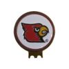 Mobile Pro Shop Golf Ball Markers with Hat Clip  Easily Attaches to Golf Cap  Made of Stainless Steel & Ideal for Professional Golfers (Louisville Cardinals) view 1