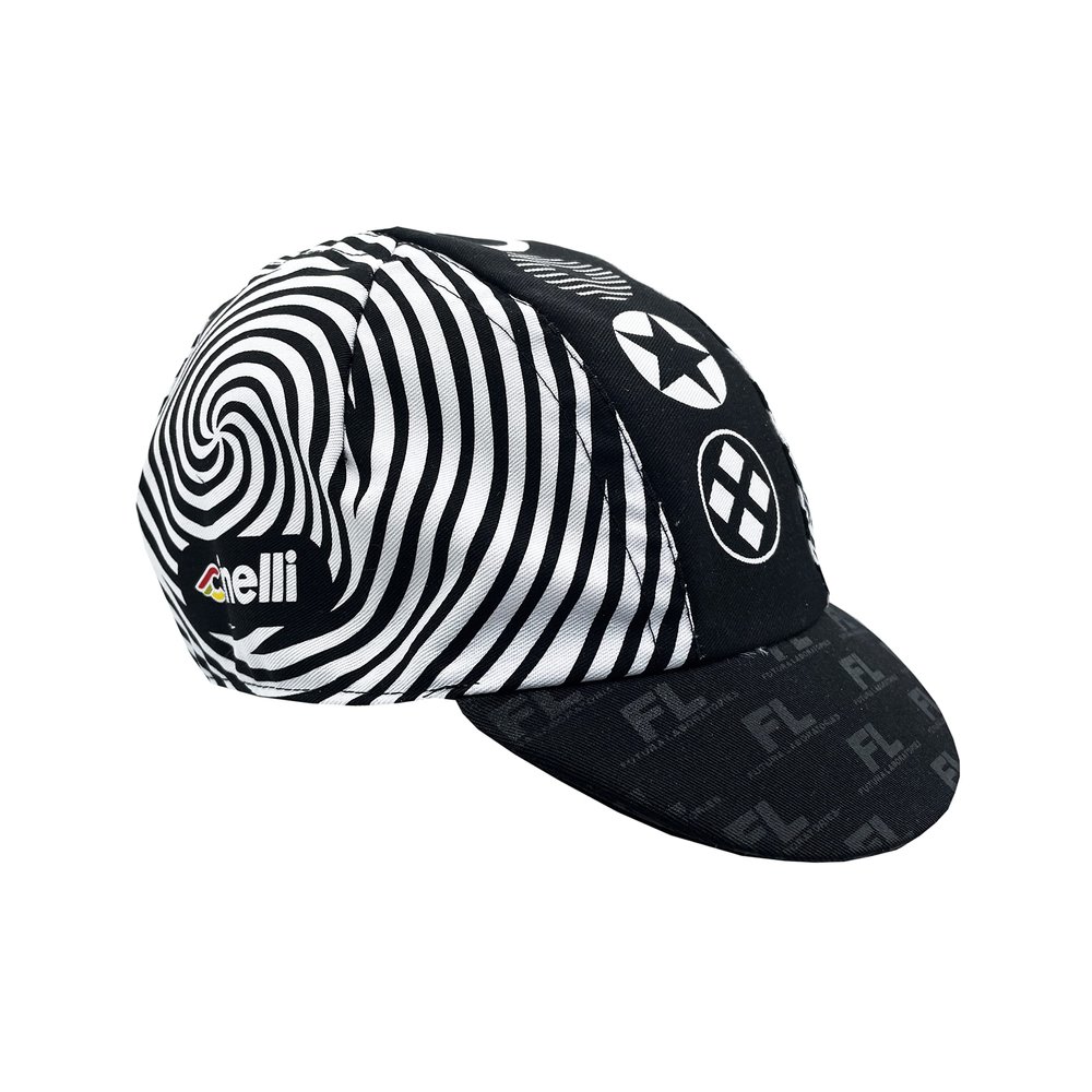 Cinelli Cycling Cap Futura Spiral Black/White