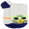 STAR WARS Boys Baby Yoda No Show Socks - 5 Pack The Mandalorian Kids Sock Set (Toddler/Little Boys), Blue, Small view 3