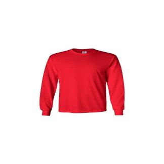 Gildan Long Sleeve Tee Ultra Cotton 2-Pack(Red