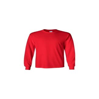 Gildan Long Sleeve Tee Ultra Cotton 2-Pack(Red