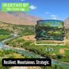 Collectible Novelty Pin for Backpack, Scarf - Made From Jeweler Class Metal - Spartan and the Green Egg Explorer Pin Series: Panjshir Valley, Afghanistan (331) view 4