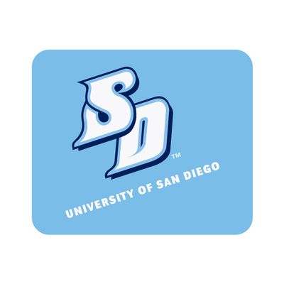 OTM Essentials University of San Diego Standard Fabric Mouse Pad, Desk Accessories, Standard Fabric Gaming Mouse Pad, Cropped
