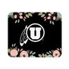 Mouse Pad, Fabric, University of Utah Standard/Floral Pink view 1