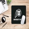 Mouse Pad, Fabric, University of Utah Standard/Floral Pink view 2