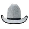 Aeromax Jr. Cowboy Hat with Bandanna, Gray One Size view 3
