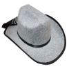 Aeromax Jr. Cowboy Hat with Bandanna, Gray One Size view 4