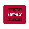 Mouse Pad, Fabric, University of Louisville Standard/Triple Wordmark view 1