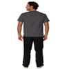 Auburn University Official State Shape Short Sleeve Mens Cotton T-Shirt,Charcoal, Small view 3