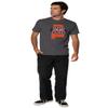 Auburn University Official State Shape Short Sleeve Mens Cotton T-Shirt,Charcoal, Small view 4