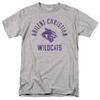 Abilene Christian University Official One Color Large Logo Short Sleeve Mens Cotton T-Shirt,Athletic Heather, Large view 1