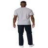 Abilene Christian University Official One Color Large Logo Short Sleeve Mens Cotton T-Shirt,Athletic Heather, Large view 3