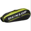 Dunlop Sports SX Performance 3-Racket Tennis Bag, Black/Yellow view 1