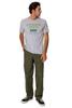 Fitchburg State University Official Founded Date Short Sleeve Mens Cotton T-Shirt,Athletic Heather, Large view 4