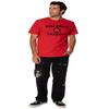 Ball State University Official Circle Logo Short Sleeve Mens Cotton T-Shirt,Red, 2X-Large view 4