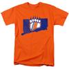 Coast Guard Academy Official Connecticut Short Sleeve Mens Cotton T-Shirt,Orange, Small view 1