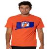 Coast Guard Academy Official Connecticut Short Sleeve Mens Cotton T-Shirt,Orange, Small view 2