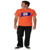 Coast Guard Academy Official Connecticut Short Sleeve Mens Cotton T-Shirt,Orange, Small view 4