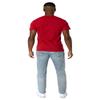 Central Washington University Official State Shape Short Sleeve Mens Cotton T-Shirt,Cardinal, Small view 3