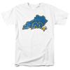 Morehead State University Official Shape Short Sleeve Mens Cotton T-Shirt,White, Medium view 1