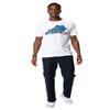 Morehead State University Official Shape Short Sleeve Mens Cotton T-Shirt,White, Medium view 4