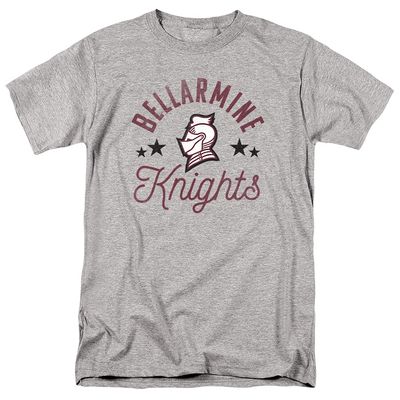 Bellarmine University Official Knights Short Sleeve Mens Cotton T-Shirt,Athletic Heather, X-Large