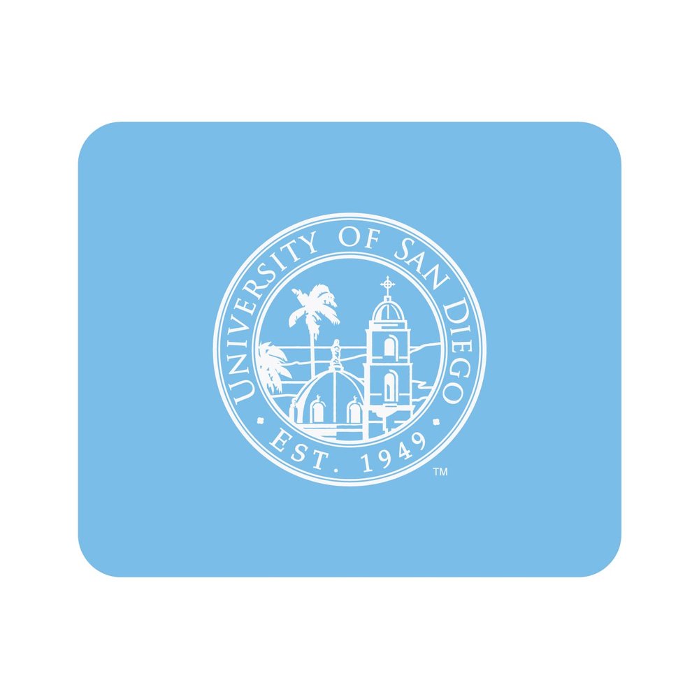 OTM Essentials University of San Diego Standard Fabric Mouse Pad, Desk Accessories, Standard Fabric Gaming Mouse Pad, Classic
