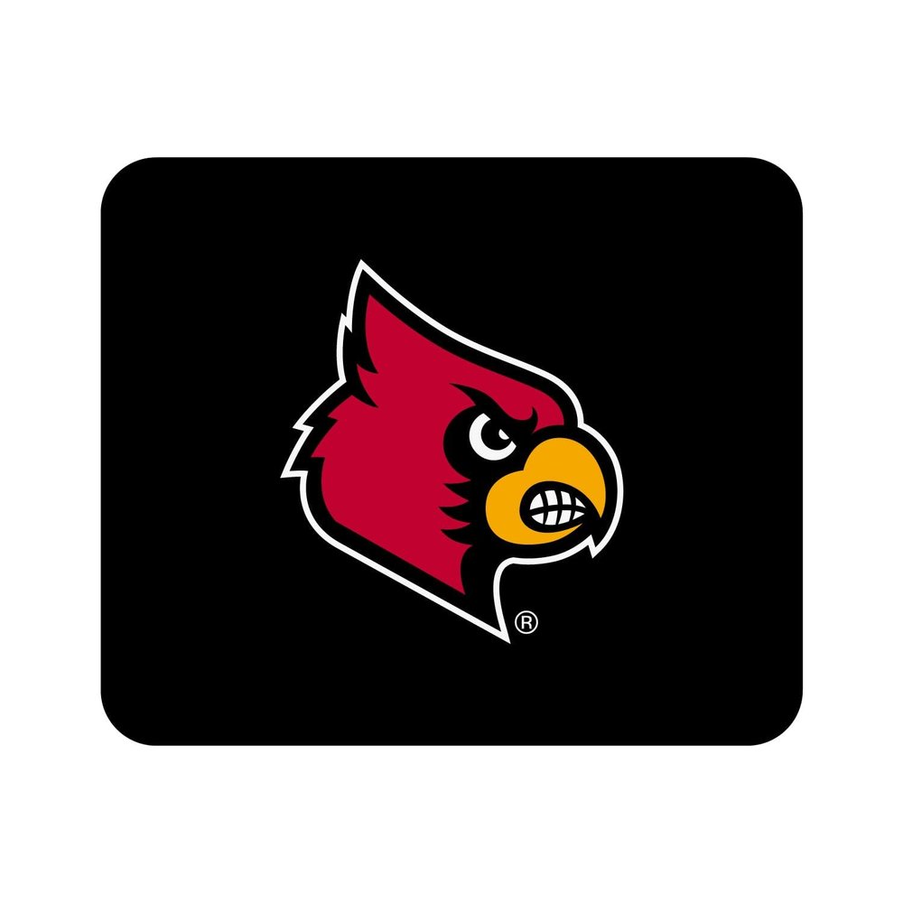 Mouse Pad, Fabric, University of Louisville Standard/Classic Black