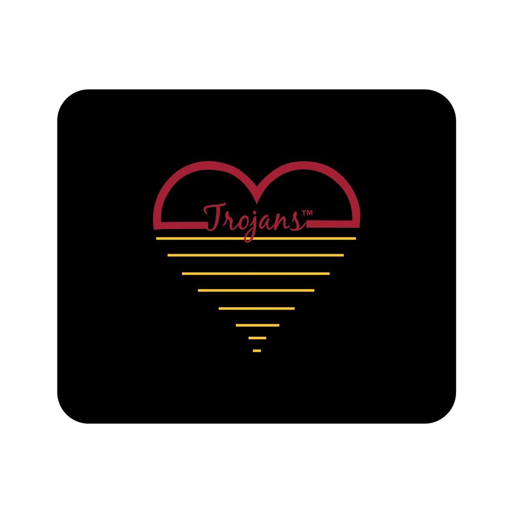 Mouse Pad, Fabric, University of Southern California Standard/Heart