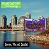 Collectible Novelty Pin for Backpack, Scarf - Made From Jeweler Class Metal - Spartan and the Green Egg Explorer Pin Series: Vancouver, Canada (333) view 4